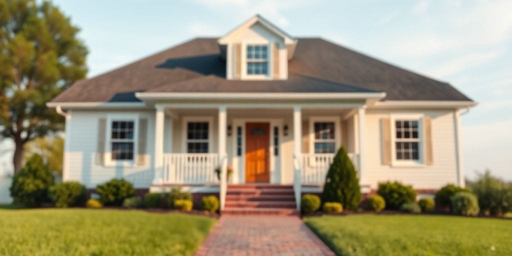 Minimalistic image of a New Jersey home exterior.