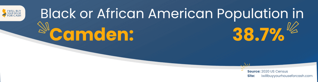 Black or African American Population in Camden NJ