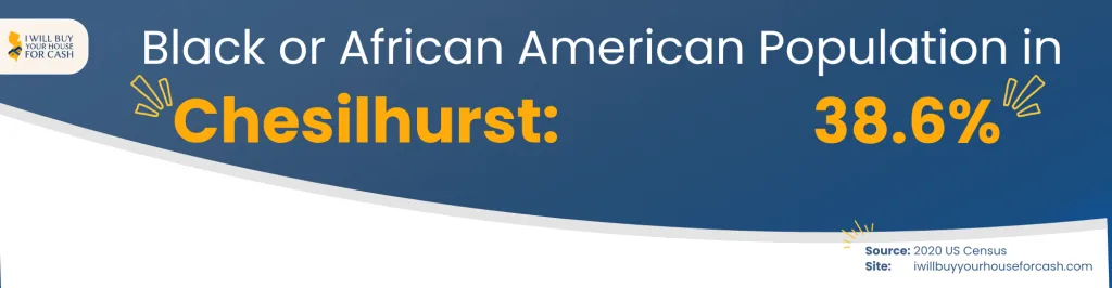 Black or African American Population in Chesilhurst NJ