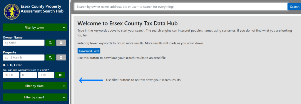 How to search NJ property tax records in 2025 using MODIV and taxdatahub.com